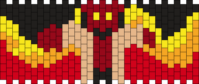 Hellboy Pony Bead Patterns | Misc Kandi Patterns for Kandi Cuffs