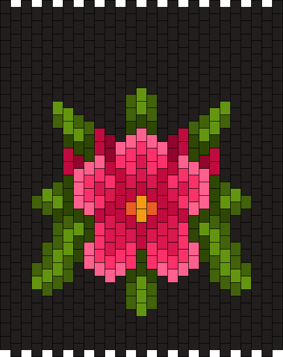 Oleander Bag Back Pony Bead Patterns | Misc Kandi Patterns for Kandi Cuffs