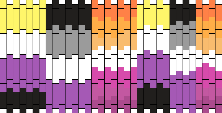 Les,non Binary,and Ace Kandi Pony Bead Patterns | Misc Kandi Patterns ...