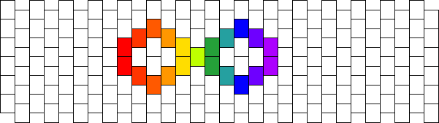Autism Pride Pony Bead Patterns | Misc Kandi Patterns for Kandi Cuffs