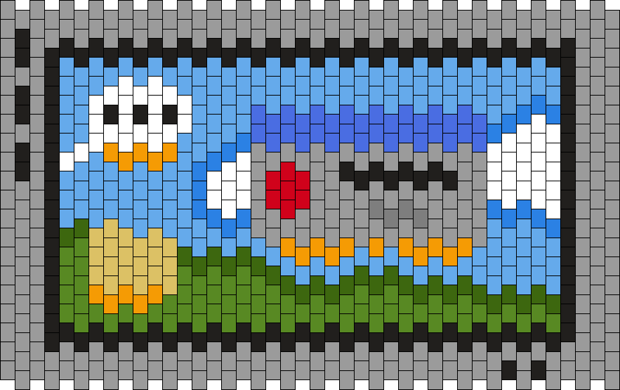 Bead Pattern Computer Computer Bag - Front Panel Pony Bead Patterns | Misc Kandi Patterns for ...