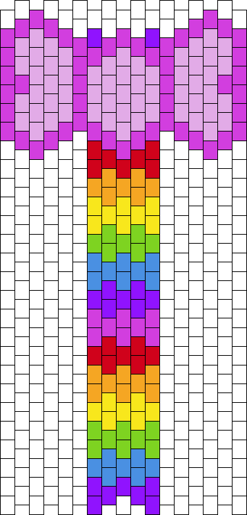 Bow Multi Pony Bead Patterns | Misc Kandi Patterns for Kandi Cuffs