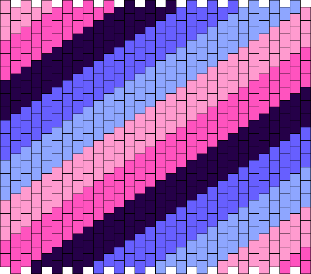 X3 Pattern Designs Omni Panel X3 Pony Bead Patterns | Misc Kandi Patterns for Kandi Cuffs