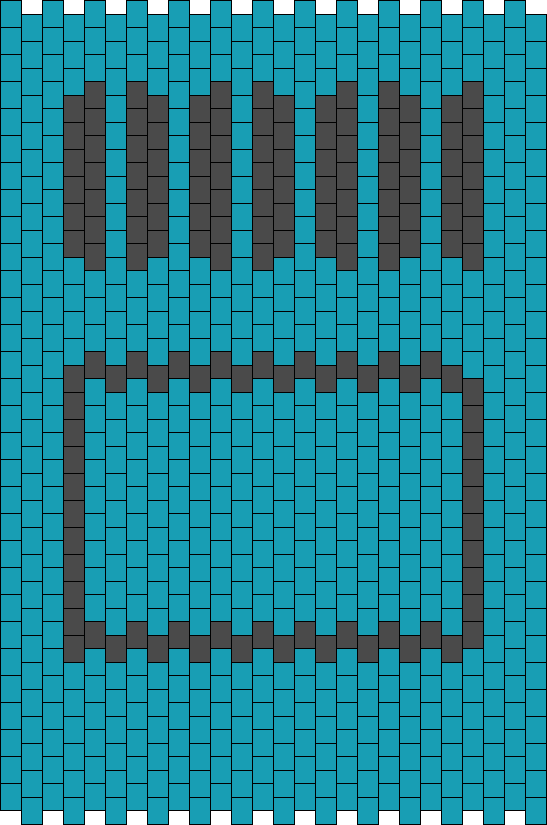 BMO Bag [back] Pony Bead Patterns | Misc Kandi Patterns for Kandi Cuffs