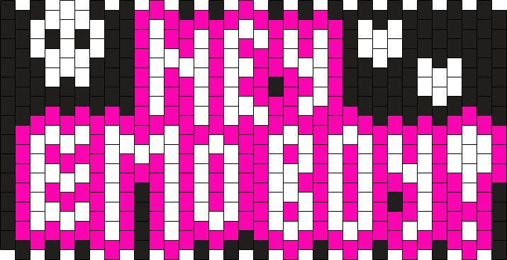 Hey Emo Boy Ayesha Cuff !! (multi Stitch) Kandi Pattern