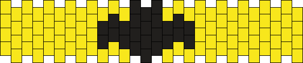 Bat Cuff Pony Bead Patterns | Misc Kandi Patterns for Kandi Cuffs