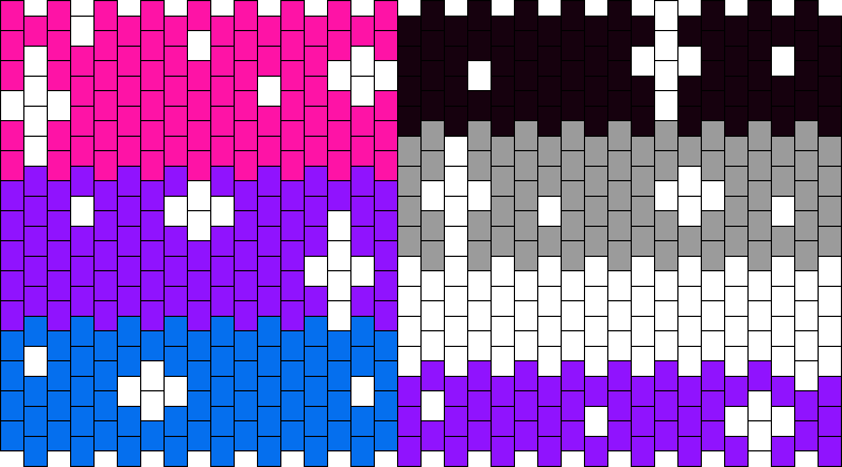 Biromantic Asexual Cuff (+ Sparkles!!)