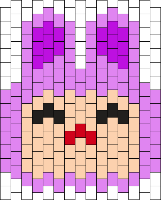 Purple Labubu (for My Friend) Pony Bead Patterns | Misc Kandi Patterns ...