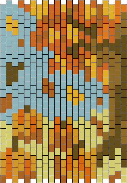 Fall Pony Bead Patterns | Misc Kandi Patterns for Kandi Cuffs