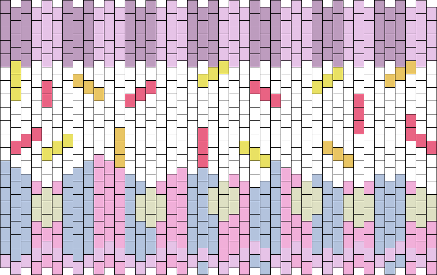 Cuff Idk Pony Bead Patterns | Misc Kandi Patterns for Kandi Cuffs