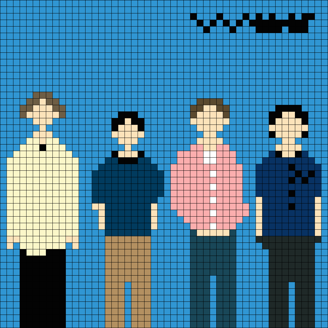 Beads Patterns And Designs 2026.Weezer Buddy Holly Perler UH OH AND YOUR MARY TYLER MOOR Perler Bead ...