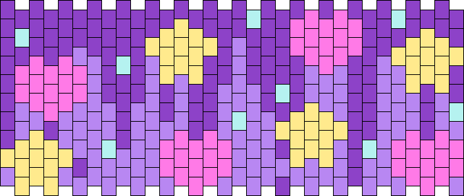 32 X 10 Medium Cuff Kandi Pattern