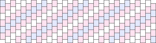 30 X 6 Short Cuff Pony Bead Patterns | Simple Kandi Patterns for Kandi ...