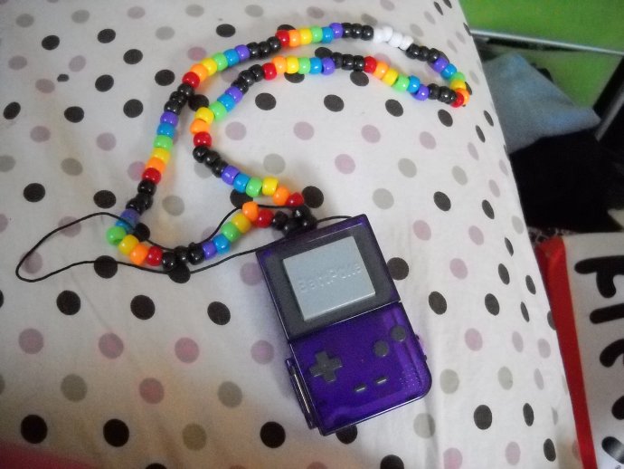gameboy necklace by Alexithymia Kandi Photos on Kandi Patterns