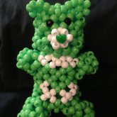 Kandi bear green by kokobear - Kandi Photos on Kandi Patterns