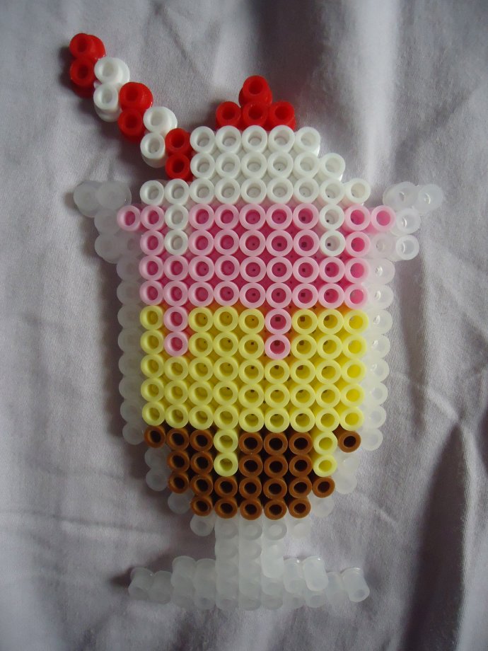 Ice Cream Sundae by PerlerHime Kandi Photos on Kandi Patterns