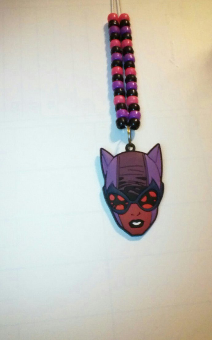 Catwoman necklace 3 by HarleyyQuinn Kandi Photos on Kandi Patterns