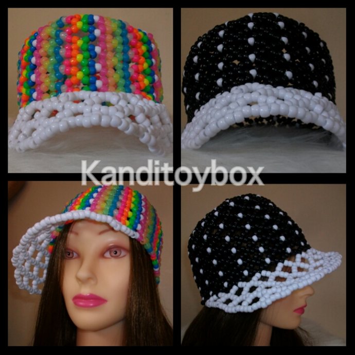 Kandi hats by KandiToYBoX Kandi Photos on Kandi Patterns
