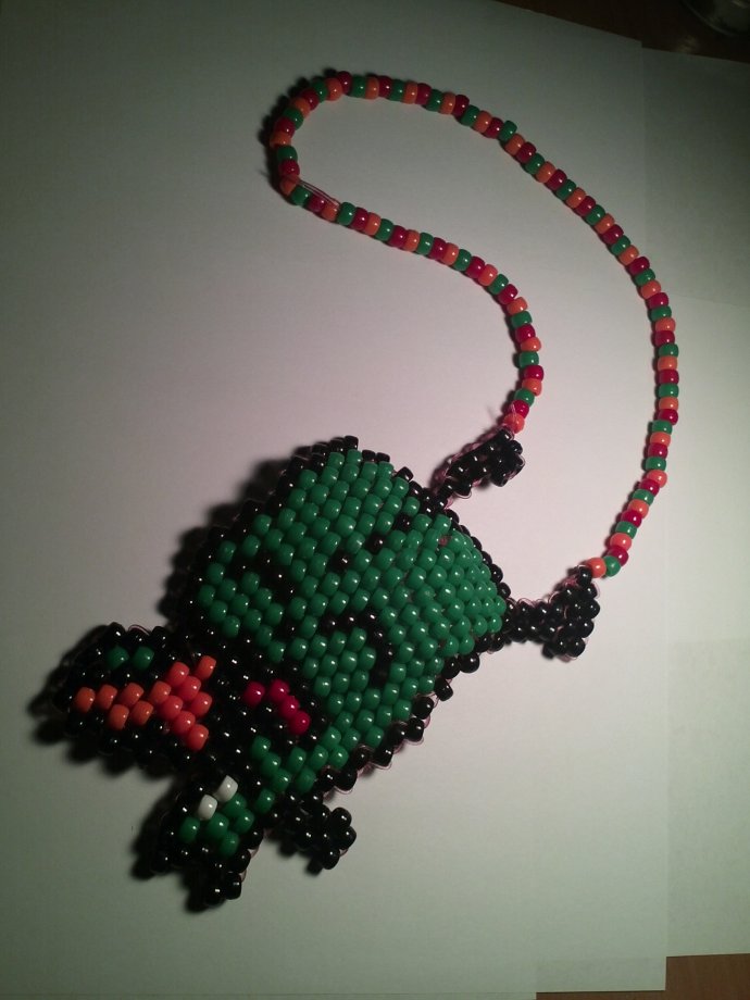 Gir kandi necklace by Sonicshuffle Kandi Photos on Kandi Patterns