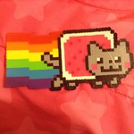 Perler Bead Nyan Cat by Aleece_12 - Kandi Photos on Kandi Patterns