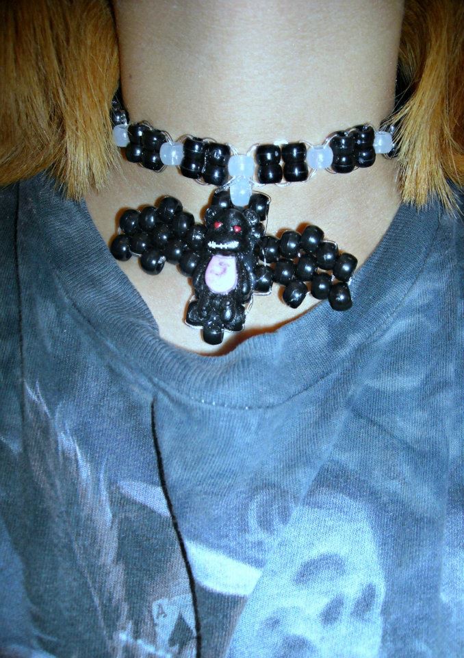Kandi Necklace by VampireGothBrittMika Kandi Photos on Kandi Patterns