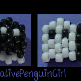 Pac-Man Ghost Cuff by CreativePenguinGirl - Kandi Photos on Kandi Patterns