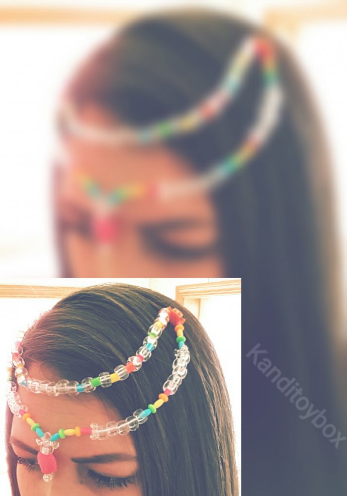 Pink mermaid kandi hair piece by KandiToYBoX Kandi Photos on Kandi