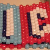 Icee cuff front by TaraUnderTheLillyPad - Kandi Photos on Kandi Patterns