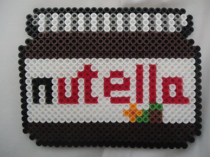 Nutella Pattern Nutella by PerlerHime - Kandi Photos on Kandi Patterns