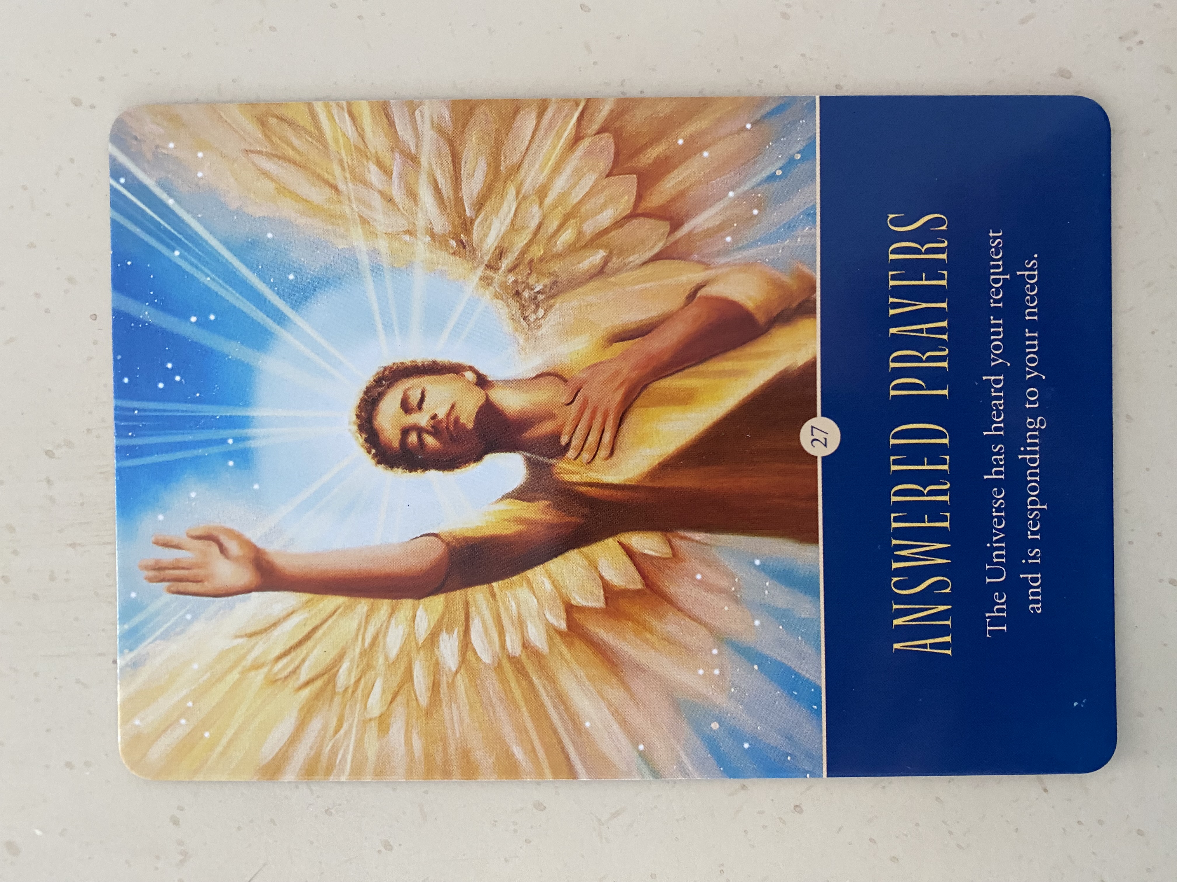 Your One Card Reading from the Angel Quest Oracle Deck: ANSWERED PRAYERS