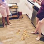 Went to the beach with some friends last week. We were really excited to have homemade meals. This was our first mishap.