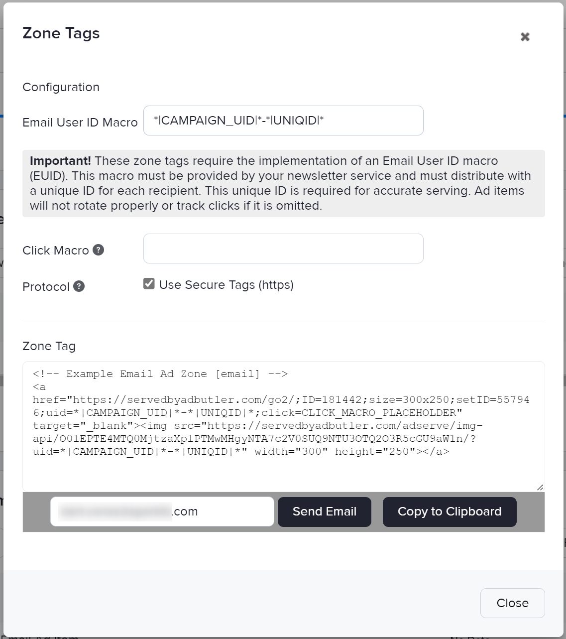 How to serve ads in an email newsletter