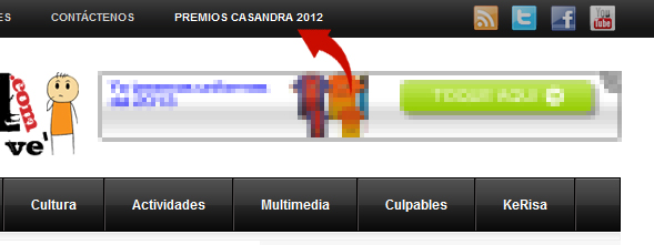 Tijereo para los Premios Casandra 2012