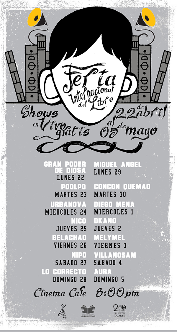 Calendario de conciertos gratis en la Feria Internacional del Libro 2013 (Cinema Café)