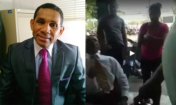 Presidente del PLD en Puerto Plata se come a AMET con yuca