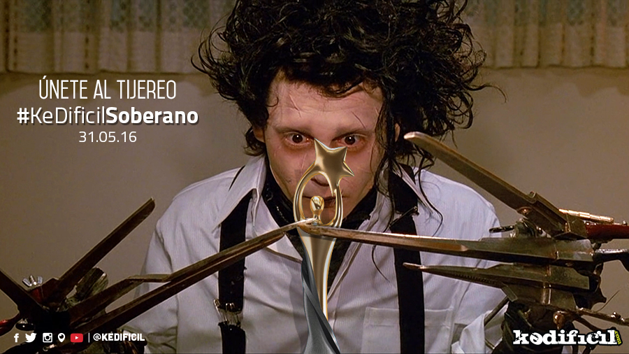 Invitación al 7mo tijereo del #KeDificilSoberano