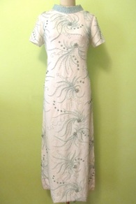 Tiffany Blue Beaded Gown