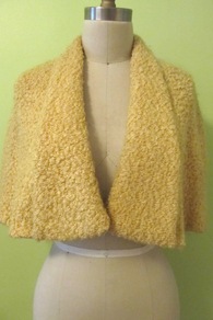 Golden Diva Wool Cape