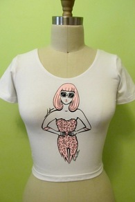 Kenley Pink Lady Crop T