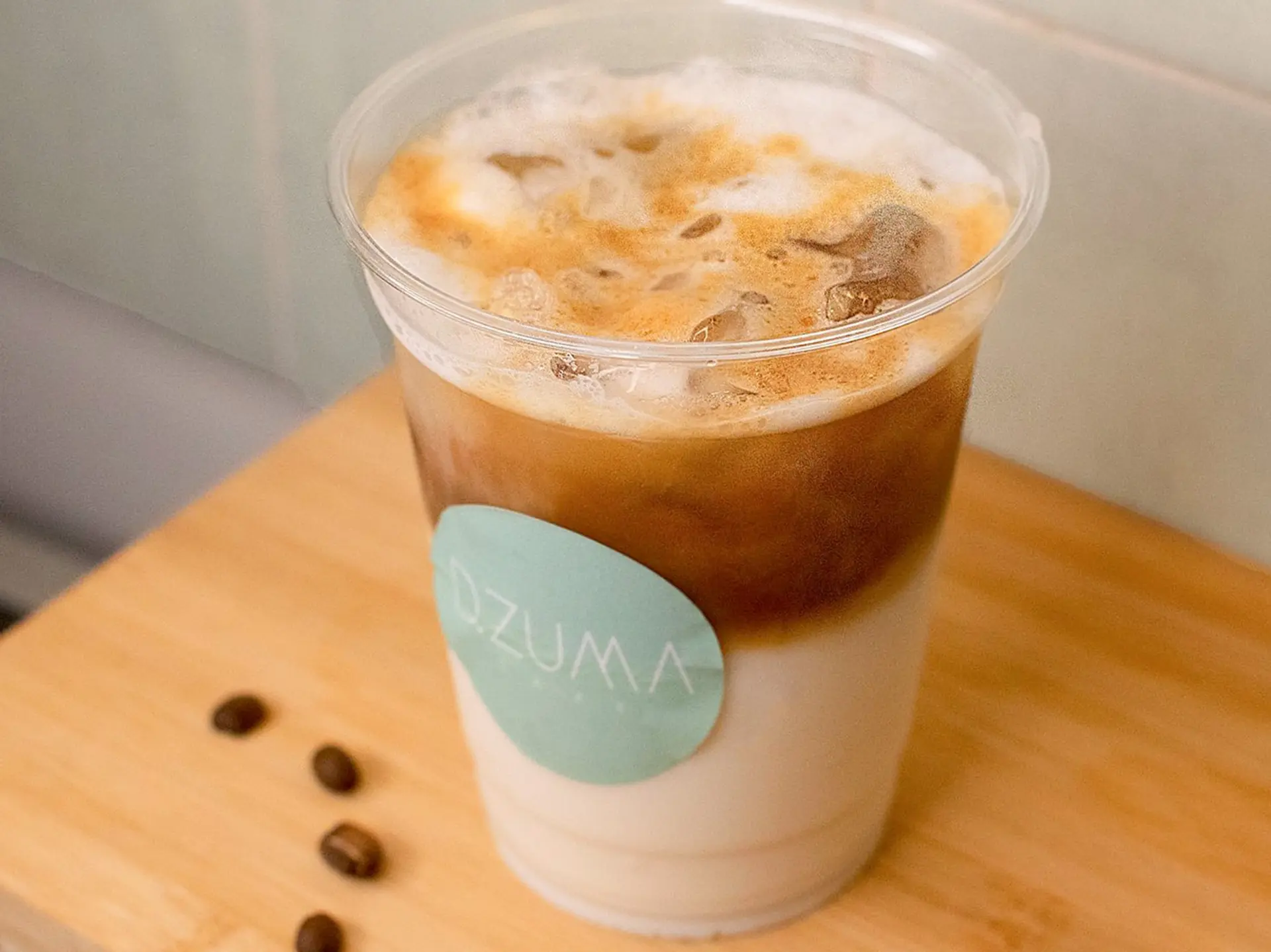 Iced vainilla latte 16onz