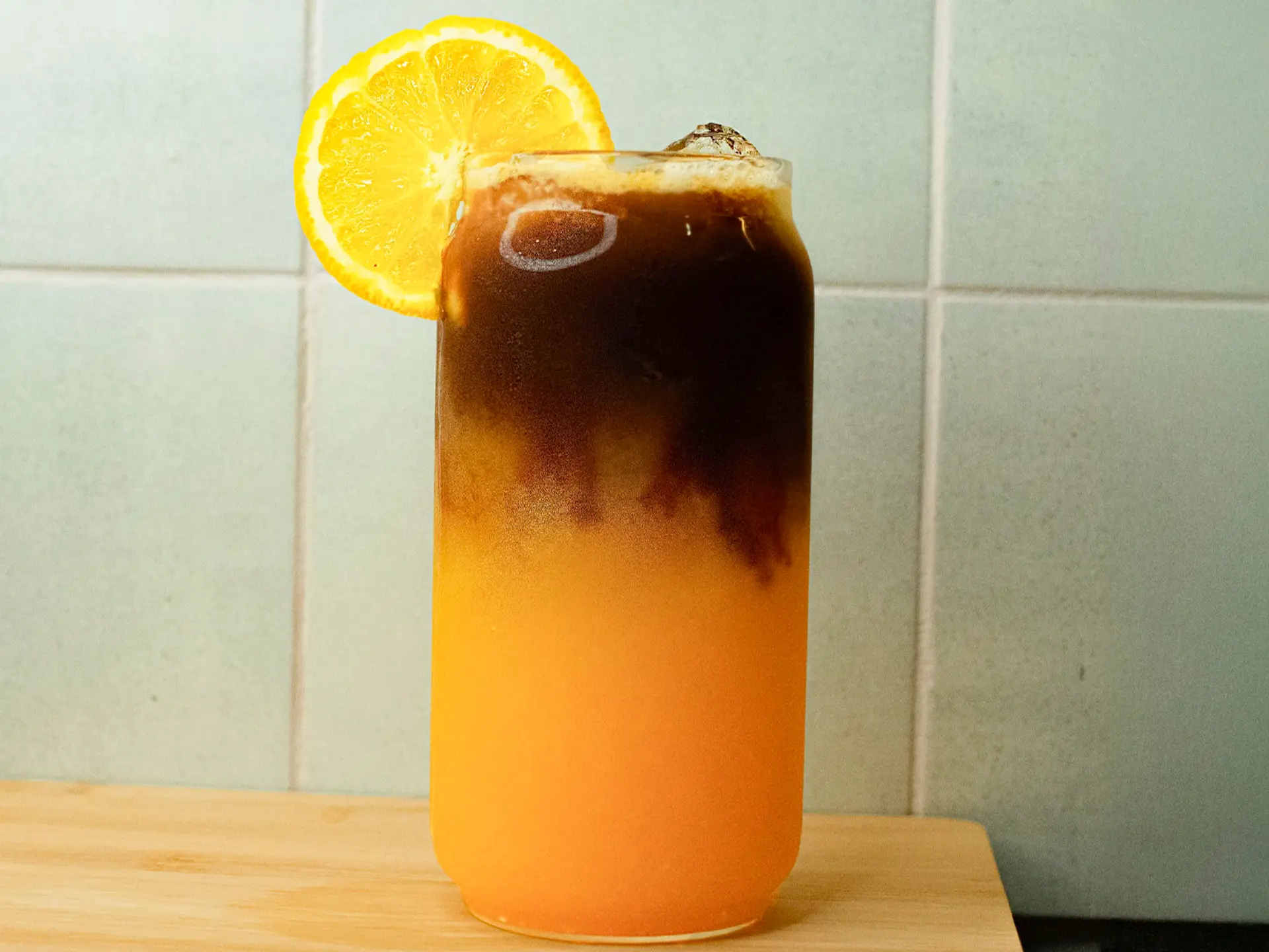 Iced orange coffee 16 oz
