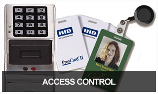 Keyway Lock & Security is your trusted access control locksmith in the Chicago, IL region. Image of a keycard access control system