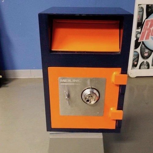 Repaired and refurbished used safe