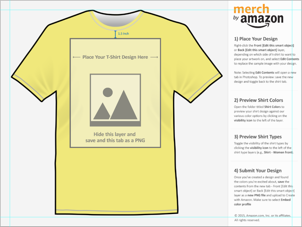 Amazon Merch Amazon Merch design requirements