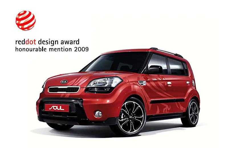 El modelo Soul se convierte en el primer auto en Corea en recibir el red dot Design Award.
