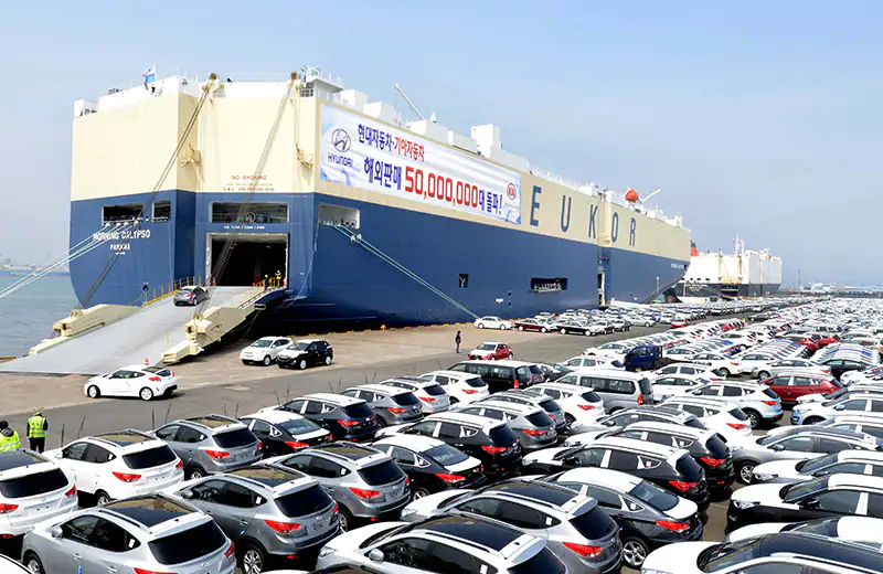 Kia acumula ventas en el extranjero que exceden los 50 millones de unidades.