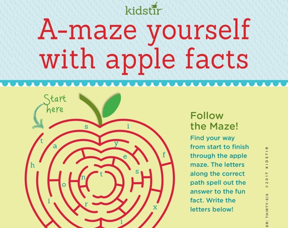 Apple Infographic for Kids