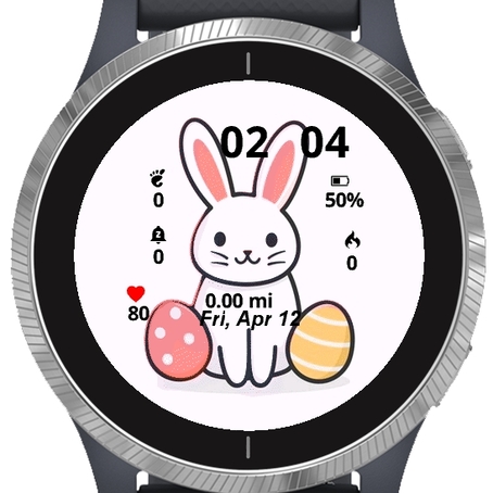 White Easter bunny rabbit