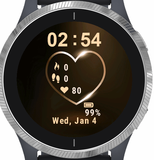 Gold Heart Icon