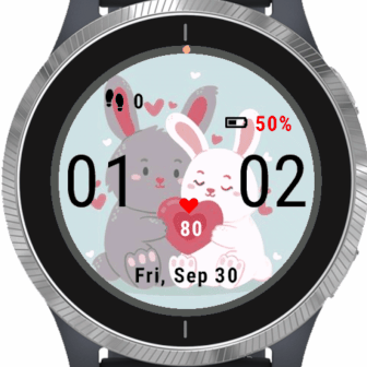 Cute Bunny Couple #2